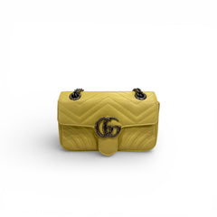 Gucci Small GG Marmont 2.0 Bag Yellow