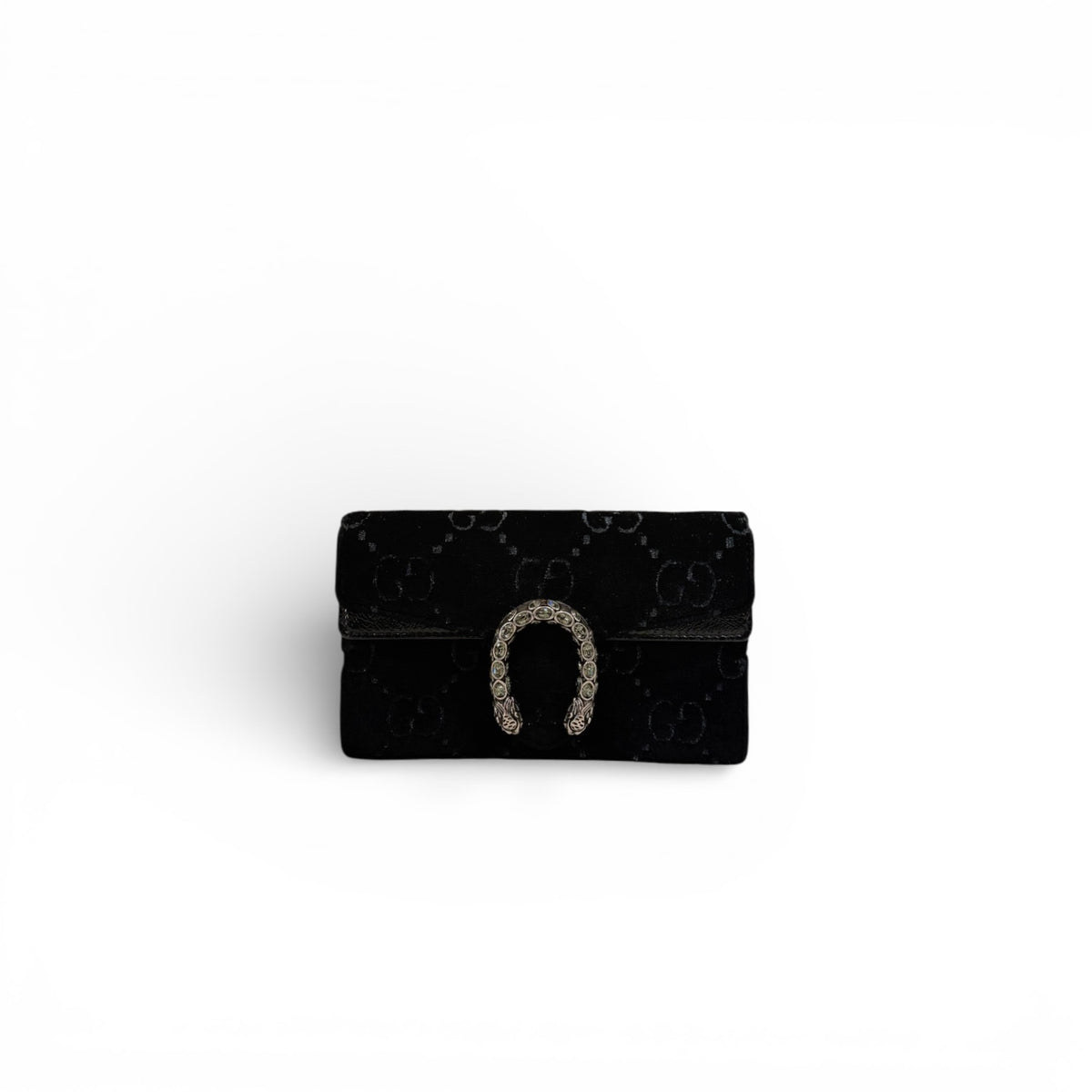 Gucci Super Mini Dionysus Bag Velvet Black