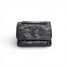 YSL Saint Laurent Baby Niki Bag Calfskin Black