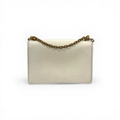 Dior Medium J'adior Flap Bag Calfskin White