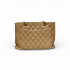 Chanel Grand Shopping Tote Caviar Beige