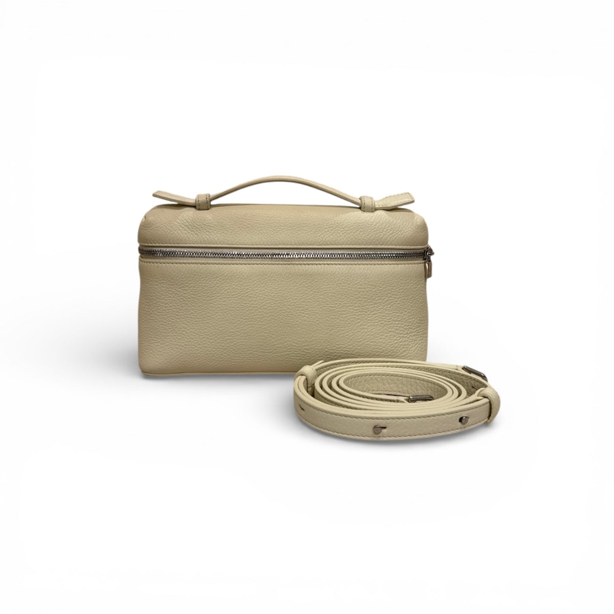 Loro Piana Extra Pocket L19 Bag Calfskin White