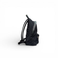 Dior Rider Backpack Oblique / Calfskin Jacquard Black