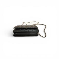 Chanel Classic Wallet On Chain Caviar Black
