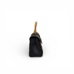 Goyard Mini Saigon Bag Goyardine Cavas / Calfskin Black