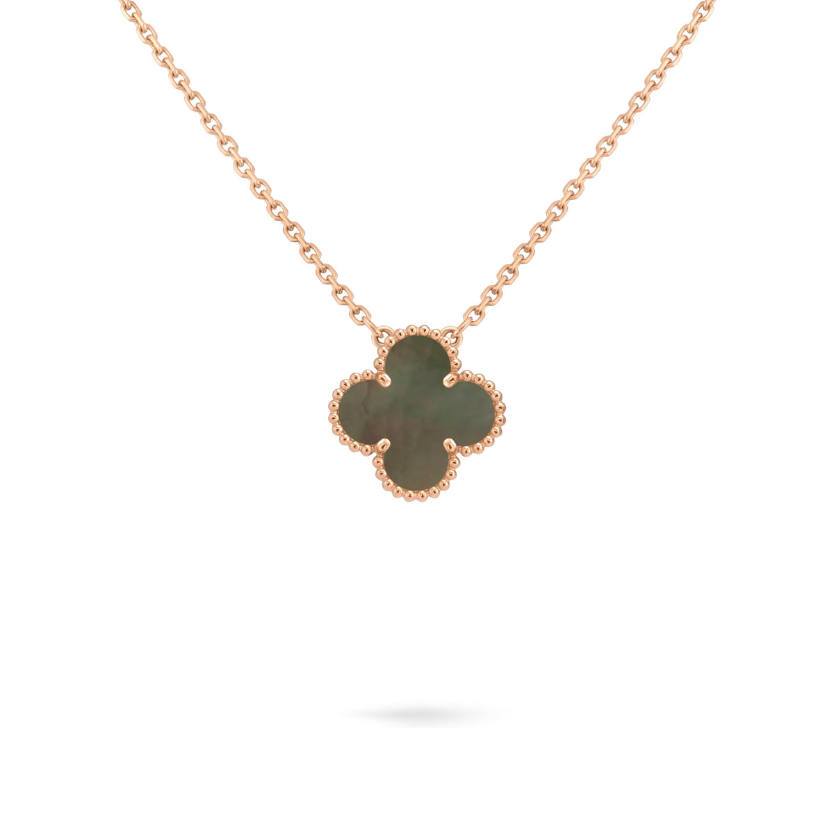 Van Cleef & Arpels Vintage Alhambra Pendant, Mother-of-pearl, Rose Gold