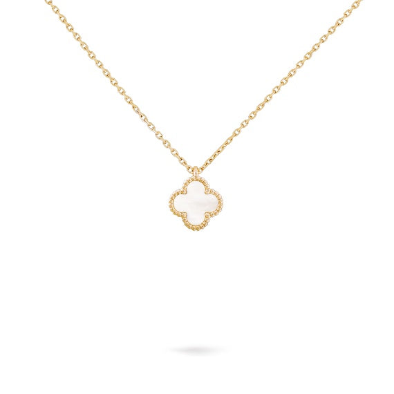 Van Cleef & Arpels Sweet Alhambra Pendant, Mother-of-pearl, Yellow Gold