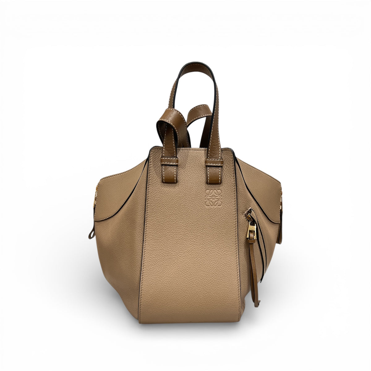 Loewe Small Hammock Bag Calfskin Sand