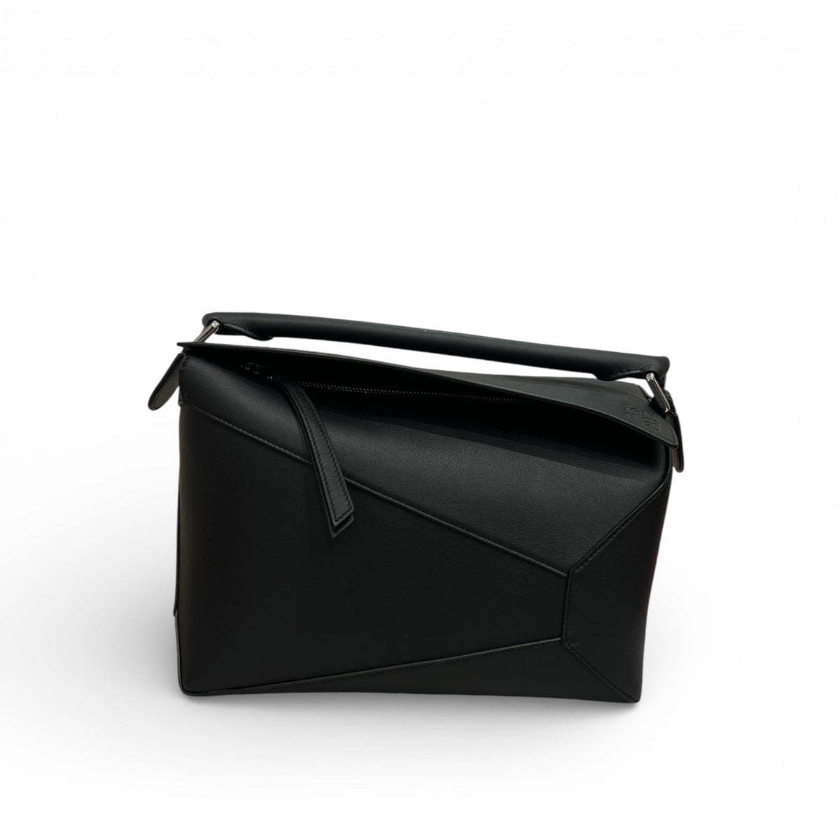 Loewe Medium Puzzle Bag Calfskin Black