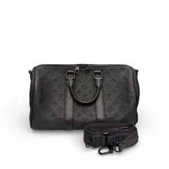 Louis Vuitton Keepall Bandoulière 35 Bag Black