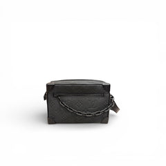 Louis Vuitton Mini Soft Trunk Monogram Taurillon Black