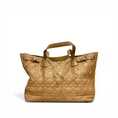 Dior Panarea Cannage Tote Bag Beige