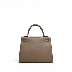 Hermes Kelly 25 Epsom Gris Etan STAMP Z