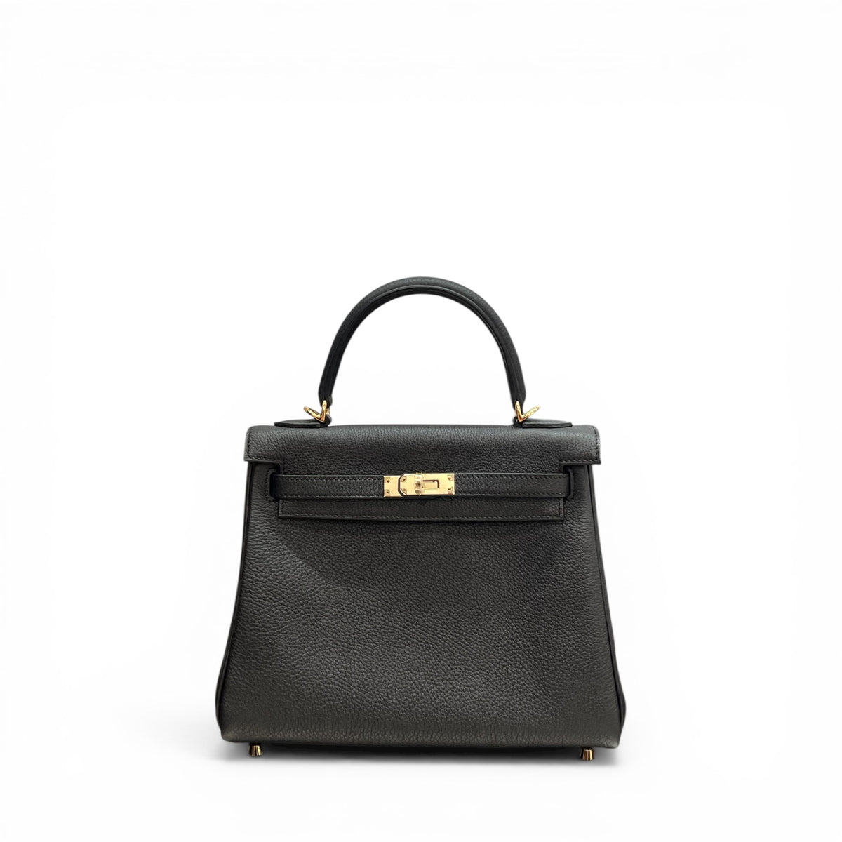Hermes Kelly 25 Togo Black STAMP K
