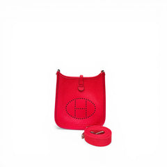 Hermes Mini Evelyne Clemence Rouge STAMP D