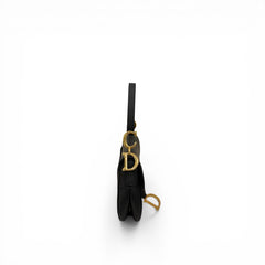 Dior Medium Saddle Bag Calfskin Black