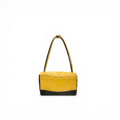 Chanel Vintage Matelasse Flap Bag Lambskin Beige