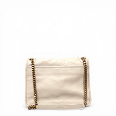 YSL Saint Laurent Medium Niki Bag Calfskin White