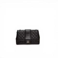 Chanel Elementary Chic Flap Bag Lambskin Black
