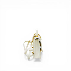 Chanel 25B Clover Backpack Caviar White (Microchip)