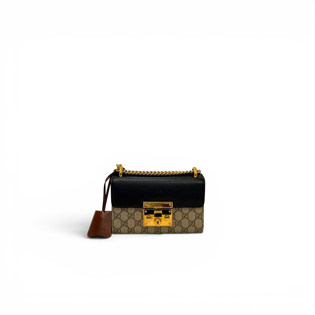 Gucci Small GG Supreme Padlock Shoulder Bag