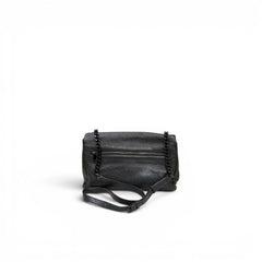 YSL Saint Laurent Medium Niki Textured-Leather Messenger Bag Black