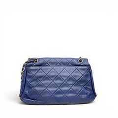 Chanel CC Curvy Flap Bag Calfskin Blue