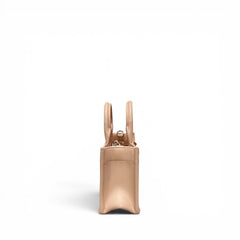 Dior Mini Book Tote Macrocannage Calfskin Powder Pink