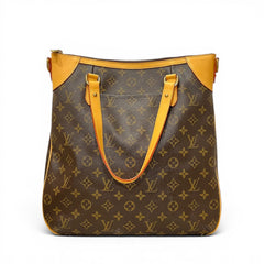 Louis Vuitton Monogram Odeon GM Shoulder Bag Vachetta leather
