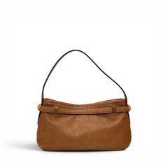 Miu Miu Aventure Nappa Leather Shoulder Bag Brown