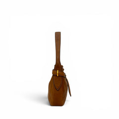 Miu Miu Aventure Nappa Leather Shoulder Bag Brown