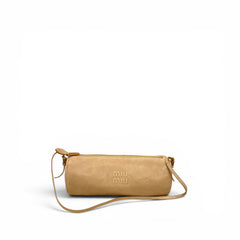 Miu Miu Nappa Leather Cylinder Shoulder Bag