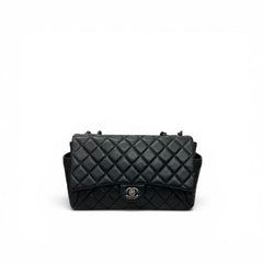 CHANEL Medium Classic Vintage Flap Bag Lambskin Black