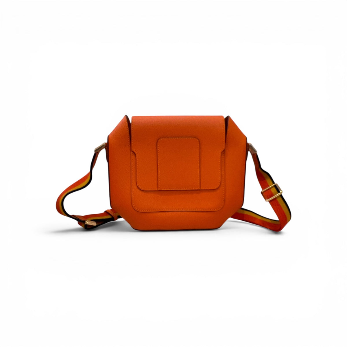 Hermès Orange Epsom Octogone 23 Shoulder Bag
