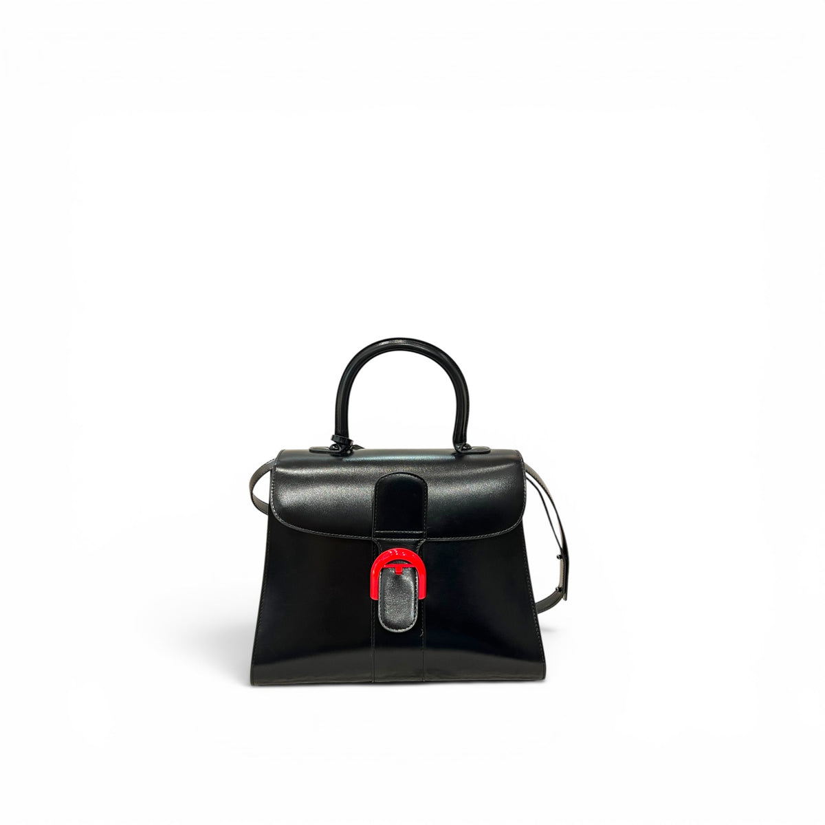 Delvaux Brilliant MM Calfskin Black