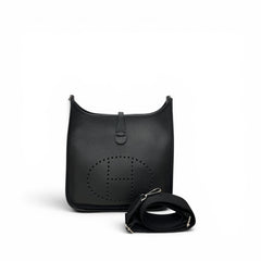 Hermes 29 Evelyne Clemence Black STAMP Z