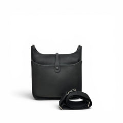 Hermes 29 Evelyne Clemence Black STAMP Z