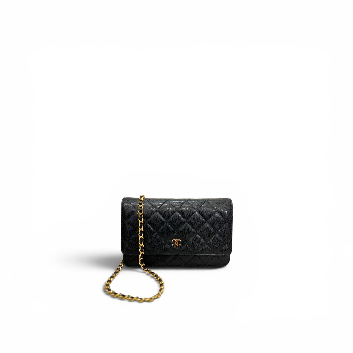 Chanel Classic Wallet On Chain Caviar Black GHW