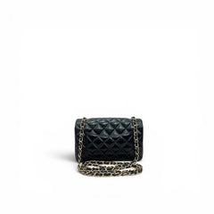 Chanel Mini Classic Double Flap Bag Lambskin Black GHW