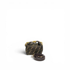 Fendi Vintage Mini Cosmetic Bag FF Zucca Canvas