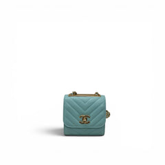 Chanel Trendy CC Crossbody Bag Lambskin Baby Blue