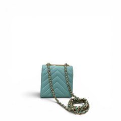 Chanel Trendy CC Crossbody Bag Lambskin Baby Blue