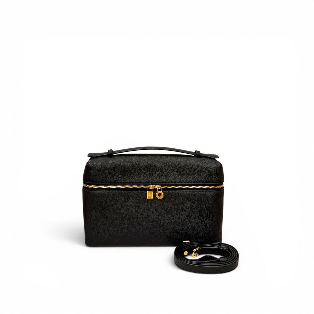 Loro Piana extra pocket L19 grained calfskin black GHW