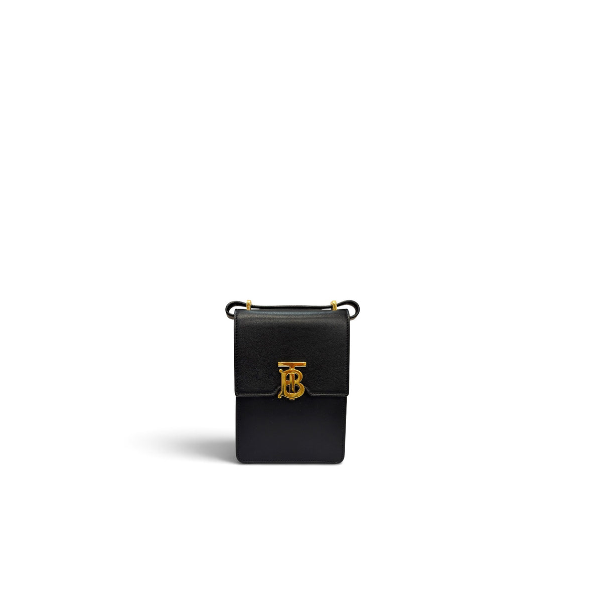 Burberry TB Robin Crossbody Bag Black Calfskin