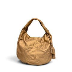 Loewe Leather Hobo Bag Lambskin Gold