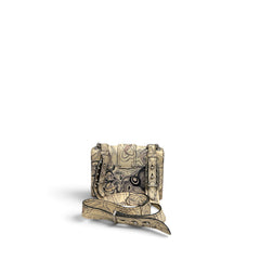 Prada Rabbit Print Cahier Crossbody Bag