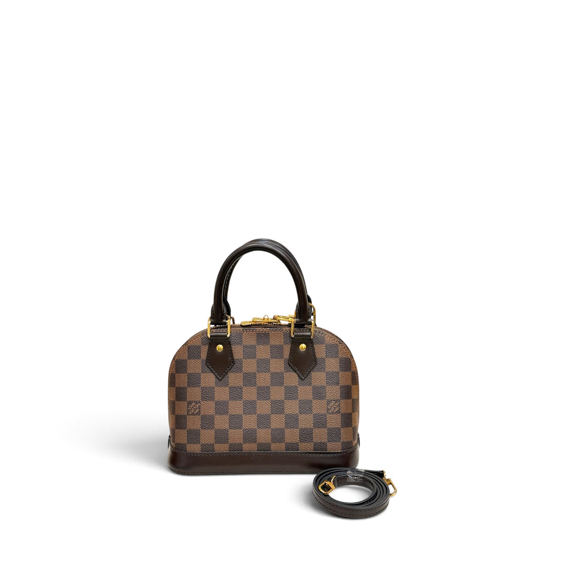 Louis Vuitton Alma BB Damier Ebene Canvas GHW