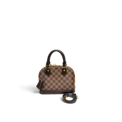 Louis Vuitton Alma BB Damier Ebene Canvas GHW
