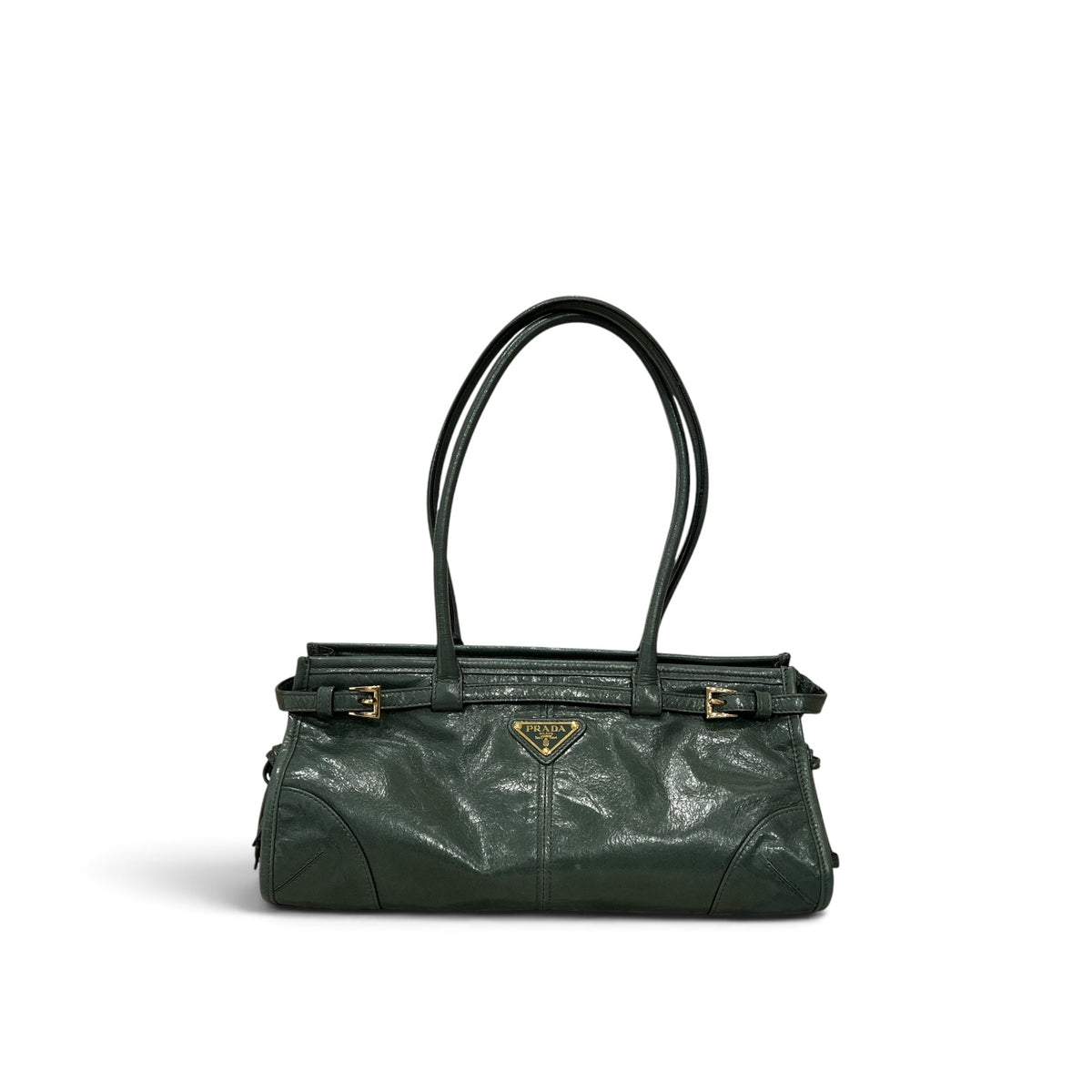 Prada Medium Bonnie Bag Calfskin Green