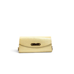 Louis Vuitton Sunset Boulevard Clutch Patent Cream